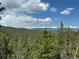 Picturesque mountain view with snow-capped peaks, vibrant green forest, and a bright blue sky at 72 Rudi W Ln, Golden, CO 80403