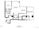 Detailed floorplan showcasing the layout of the home including dimensions of rooms at 1700 Bassett St # 1111, Denver, CO 80202