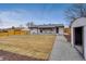 Large backyard with shed and patio at 1061 Elbert St, Denver, CO 80221