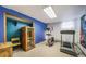Dedicated exercise room with sauna, treadmill, and elliptical for your fitness needs at 7815 Armadillo Trl, Evergreen, CO 80439