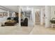 View of finished basement featuring a carpeted living area leading to stairs at 912 Oakwood Dr, Castle Rock, CO 80104