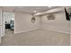 Spacious carpeted basement featuring recessed lighting, neutral walls and an open floor plan at 16453 Homestead Ct, Parker, CO 80134