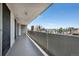 Private balcony with city views and ample space at 909 N Logan St # 6K, Denver, CO 80203