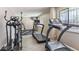 Fitness center with treadmills and elliptical machines at 909 N Logan St # 6K, Denver, CO 80203