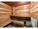 Clean and spacious sauna with wooden interior at 909 N Logan St # 6K, Denver, CO 80203