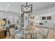 Open floor plan showcasing the living room, dining area, and modern kitchen at 434 Clayton St, Denver, CO 80206