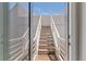 Staircase leading to an upper level provides a unique outdoor architectural feature at 434 Clayton St, Denver, CO 80206