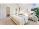 Bright bedroom with neutral carpet, natural textures, and a modern design at 2930 W 34Th Ave, Denver, CO 80211