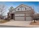 Well-maintained two-story home with a three-car garage and mature trees at 7506 Chipmunk Pl, Littleton, CO 80125