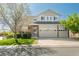 Charming two-story home featuring a three-car garage, well-kept lawn, and mature trees at 7506 Chipmunk Pl, Littleton, CO 80125