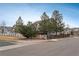 Street-level view of a home's fenced yard, back deck, and surrounding neighborhood at 7506 Chipmunk Pl, Littleton, CO 80125
