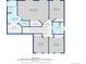 This second floor layout highlights a primary bedroom, bedrooms, baths and walk-in closets at 7506 Chipmunk Pl, Littleton, CO 80125