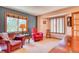 Cozy living room featuring comfortable seating, natural light, and neutral tones at 20380 Silver Horn Ln, Monument, CO 80132