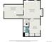 Basement floor plan showing the layout of the bedroom, recreation room, and electrical room at 831 W Kettle Ave, Littleton, CO 80120