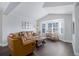 Comfortable living room with bay window, hardwood floors and plenty of light at 2347 Switch Grass Way, Castle Rock, CO 80109