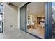 Private balcony with floor to ceiling doors offers seamless indoor/outdoor living and dining space at 250 Columbine St # 310, Denver, CO 80206