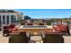 Luxurious rooftop deck with stylish seating and an amazing fire pit offers panoramic city views at 250 Columbine St # 310, Denver, CO 80206
