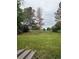 Expansive backyard featuring a well-maintained lawn and mature trees, creating a private outdoor space at 3566 E Fair Pl, Centennial, CO 80121