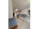 Functional kitchen with white cabinets, blue countertops, and modern appliances at 3566 E Fair Pl, Centennial, CO 80121