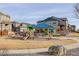 Community playground with swings, slides, and picnic area in residential neighborhood at 431 Courtfield Way, Castle Pines, CO 80108