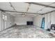 Clean, spacious garage with concrete floor, overhead lighting, and ample storage space at 1736 Grove St, Denver, CO 80204