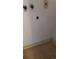 Bare laundry room hookups at 14806 E 2Nd Ave Ave # 105G, Aurora, CO 80011