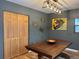 Stylish dining room with elegant lighting and contemporary decor at 26212 Center Dr, Kittredge, CO 80457