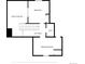 Second floor plan featuring two bedrooms, bathroom, loft area, and an open to below area at 26212 Center Dr, Kittredge, CO 80457