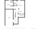 Basement floor plan including bedroom, bath, Gathering room, kitchenette, laundry room, garage and hall at 26212 Center Dr, Kittredge, CO 80457