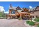 Mountain lodge style building with welcoming entryway at 600 Columbine Rd # 5207, Breckenridge, CO 80424