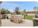 Backyard deck features a grill and space for dining at 19210 E Pacific Pl, Aurora, CO 80013