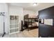 This bedroom features dark bunkbeds and a shelving unit at 915 26Th St, Denver, CO 80205