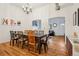 Dining room with a large table, ample seating, and stylish decor at 915 26Th St, Denver, CO 80205