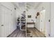 This room features a unique spiral staircase and a desk area perfect for studying at 915 26Th St, Denver, CO 80205