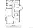 Second floor plan with Gathering room and bedrooms at 1340 N Gilpin St, Denver, CO 80218