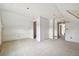 Bedroom under renovation featuring spacious layout with attic ceilings, awaiting personalized design at 796 S Bristol St, Lakewood, CO 80228