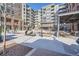 Exterior view of modern building featuring a common courtyard at 20 Wilcox St # 308, Castle Rock, CO 80104