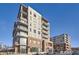 Contemporary apartment building featuring private balconies and stylish architectural design at 20 Wilcox St # 308, Castle Rock, CO 80104