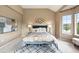 Bedroom showcasing neutral walls, accent art, and a cozy bed topped with luxurious faux fur at 3240 W 114Th Cir # D, Westminster, CO 80031