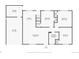Floor plan showcasing the layout of the main level with clearly labeled rooms and dimensions at 3775 S Green Ct, Englewood, CO 80110