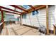 Spacious deck with wooden beams perfect for entertaining guests and enjoying outdoor living at 4164 E 135Th Pl, Thornton, CO 80241
