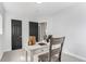 Office space featuring a modern white desk, stylish chair, and contemporary decor at 2 S Knox Ct, Denver, CO 80219