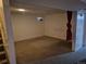 The basement features a small window and an unfinished ceiling. It's a blank canvas for various possibilities at 2597 S Dillon St, Aurora, CO 80014
