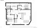 Basement floor plan including a Gathering room, laundry, and two bedrooms at 6579 Ingalls St, Arvada, CO 80003