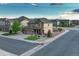 Beautiful aerial view of a residential area featuring manicured lawns and lovely homes in a friendly neighborhood at 7310 Blue Water Dr, Castle Rock, CO 80108