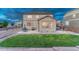 Private backyard featuring a well-maintained lawn, patio area, and tasteful landscaping for outdoor enjoyment at 7310 Blue Water Dr, Castle Rock, CO 80108