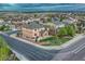 Corner lot home featuring a fenced yard and views of the surrounding neighborhood at 7310 Blue Water Dr, Castle Rock, CO 80108