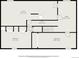 Basement floor plan showcasing the utility room, bedroom, and basement layout with dimensions at 3272 S Joplin Ct, Aurora, CO 80013
