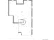 Floor plan for the basement showing a large open space and hall at 6875 Northstar Ct, Castle Rock, CO 80108