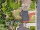 Stunning aerial perspective of the property, emphasizing its private backyard, mature trees, and desirable location at 9120 W 3Rd Pl, Lakewood, CO 80226